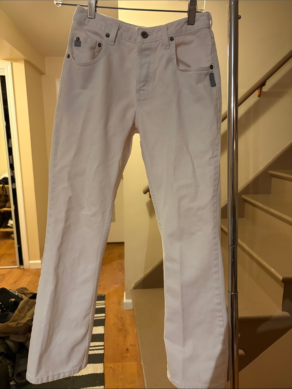 Women’s Vintage Silver jeans with button fly